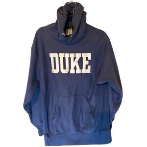 Duke University Navy Blue Men's oversized kangaroo pocket Hoodie. Size S